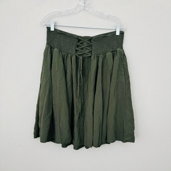 Torrid Green Knee Length Peasant Skirt Women’s Size 2X - Picture 1 of 7